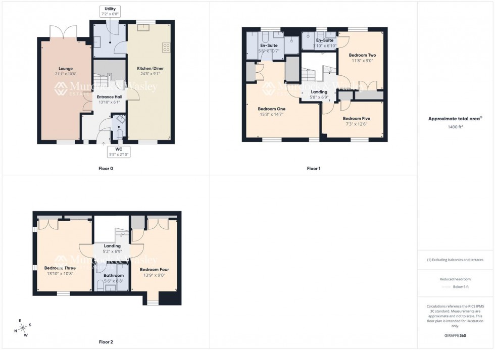 Floorplan for Lyneham Drive, Quedgeley, Gloucester