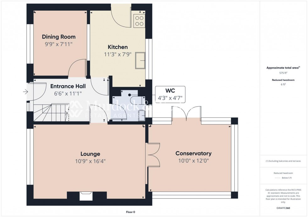 Floorplan for Insley Gardens, Hucclecote, Gloucester