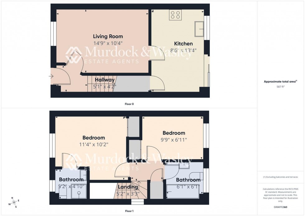 Floorplan for Dryland Mews, Hucclecote, Gloucester
