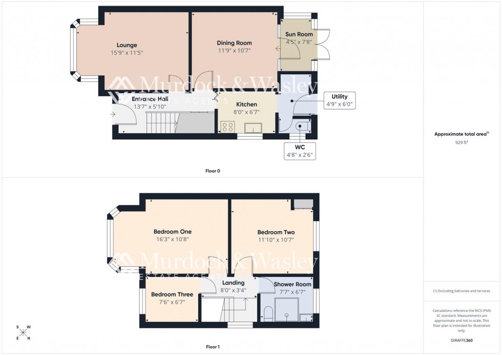 Floorplan for Colin Road, Barnwood, Gloucester