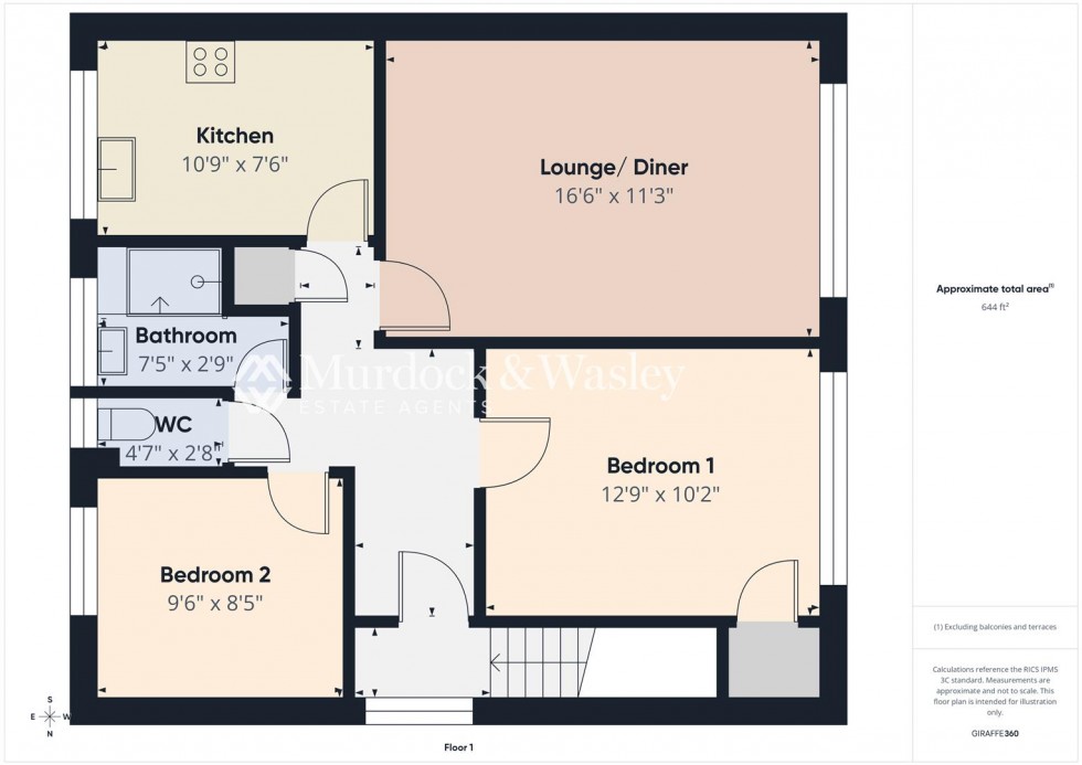 Floorplan for The Willows, Lansdown Road, Gloucester