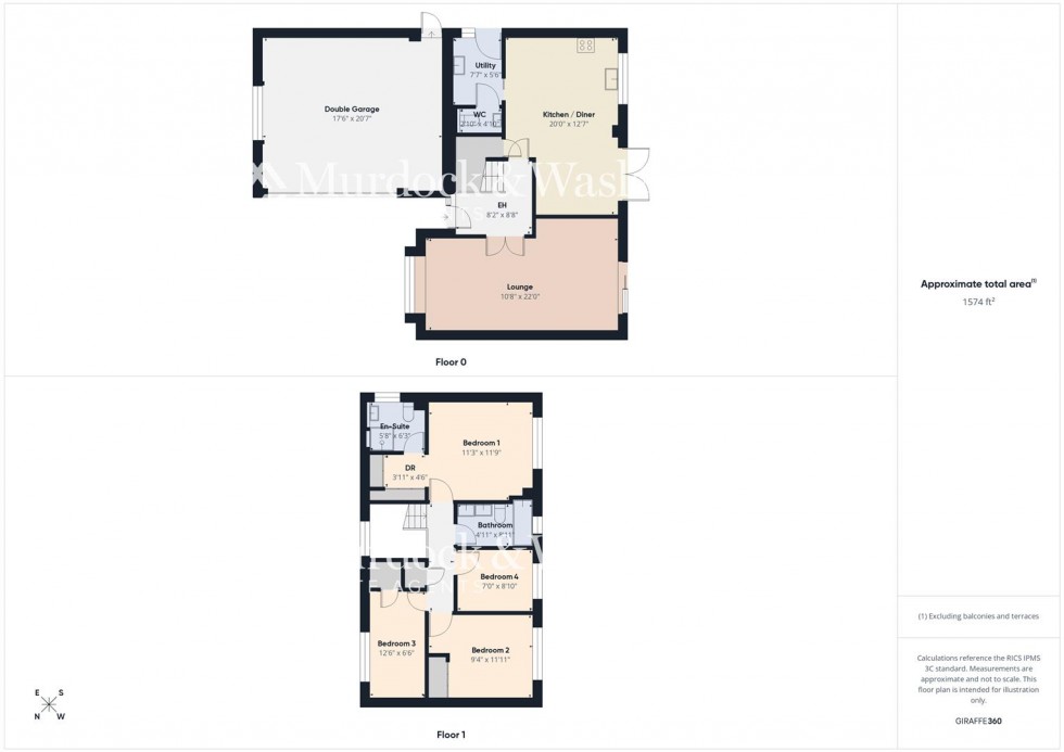 Floorplan for Vernal Close, Abbeymead, Gloucester