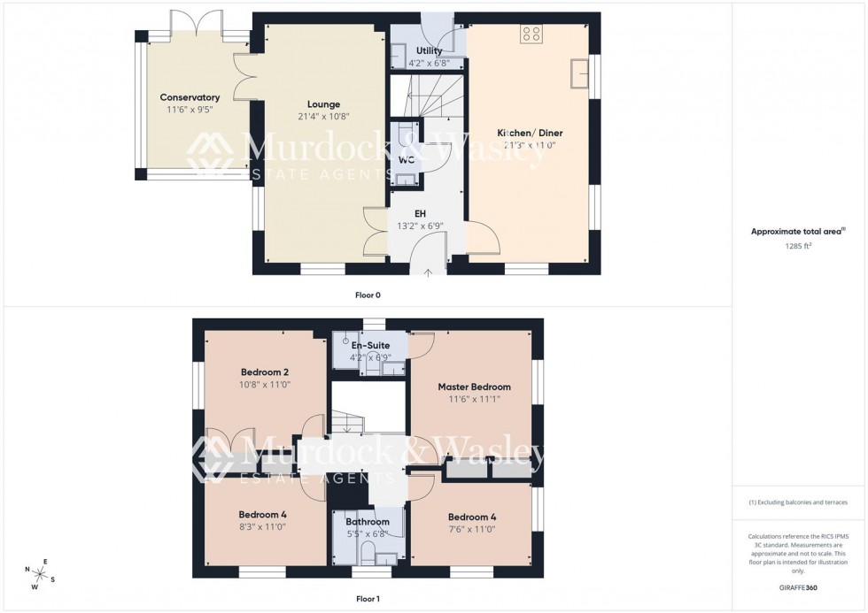 Floorplan for Bampton Castle Way, Kingsway, Gloucester