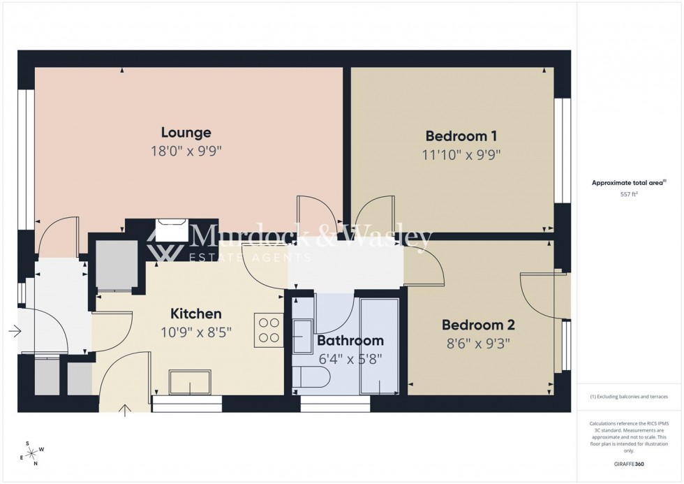Floorplan for Montfort Road, Longlevens, Gloucester