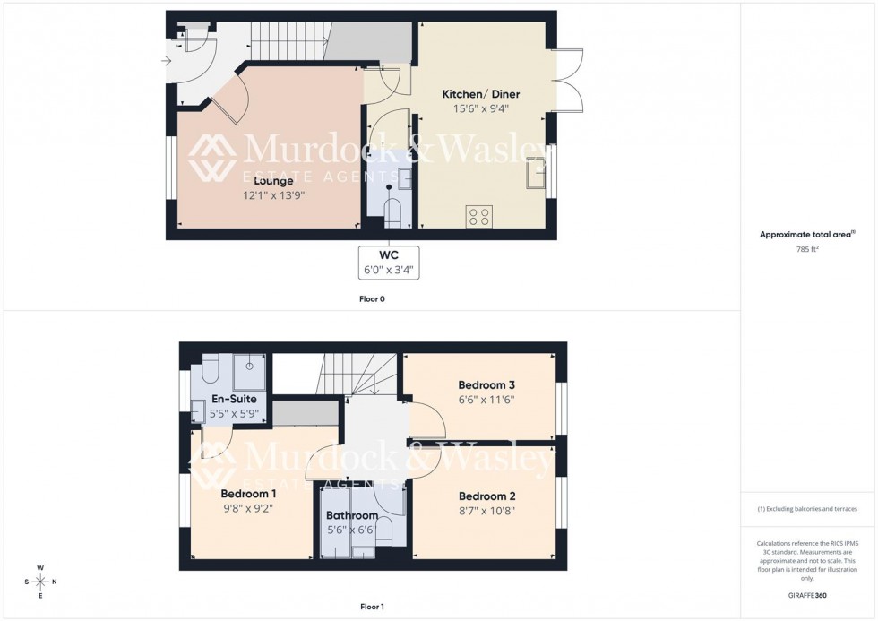 Floorplan for Strickland Close, Brockworth, Gloucester