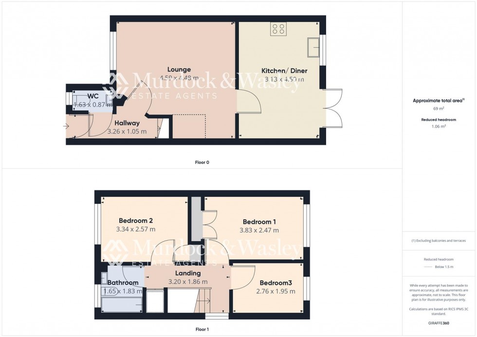 Floorplan for Hathorn Road, Hucclecote