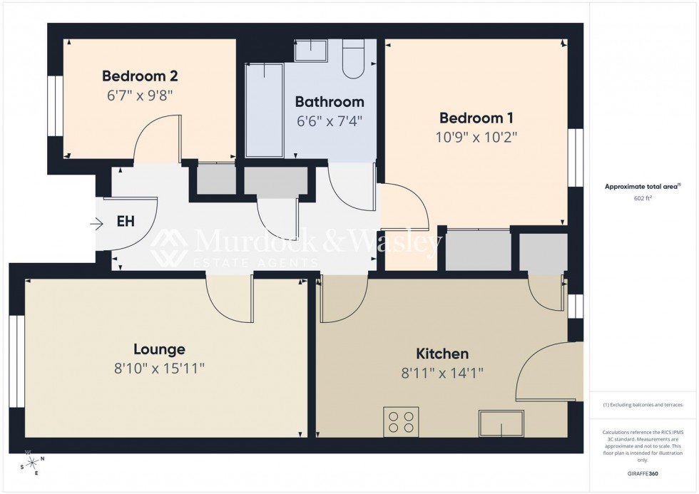 Floorplan for St. James Close, Quedgeley, Gloucester