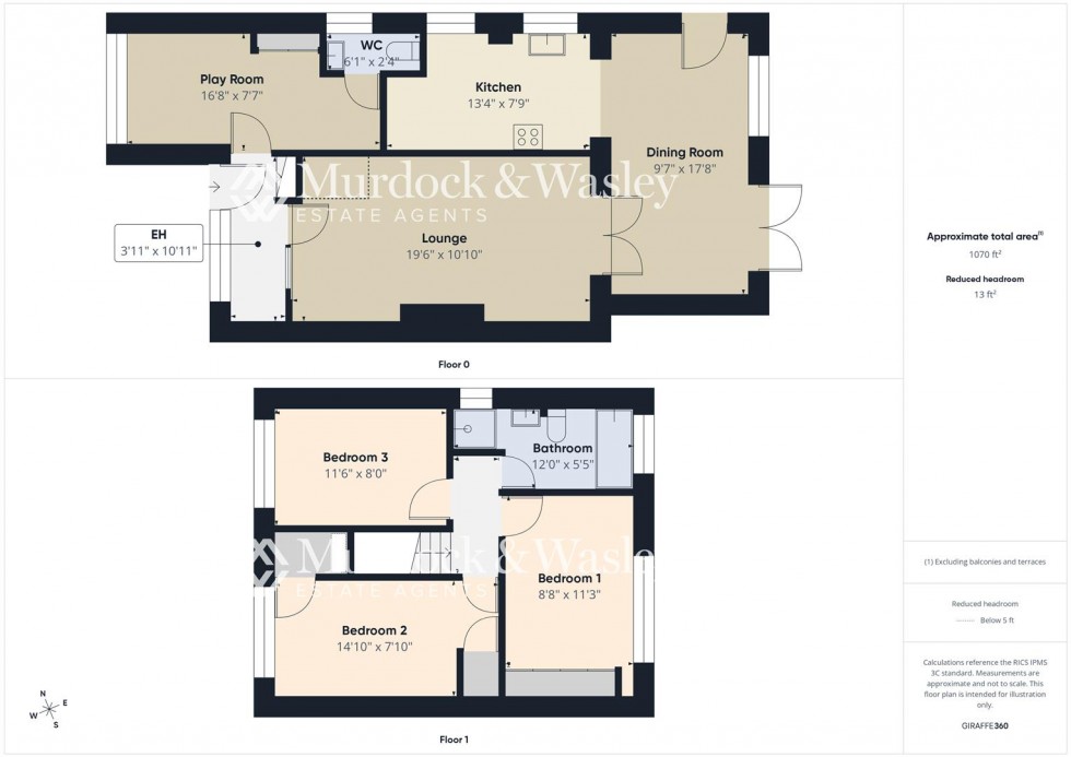 Floorplan for Goldsborough Close, Gloucester