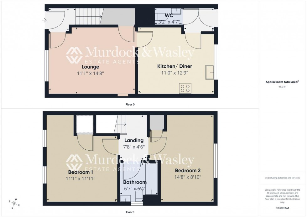 Floorplan for Hyatt Close, Longford