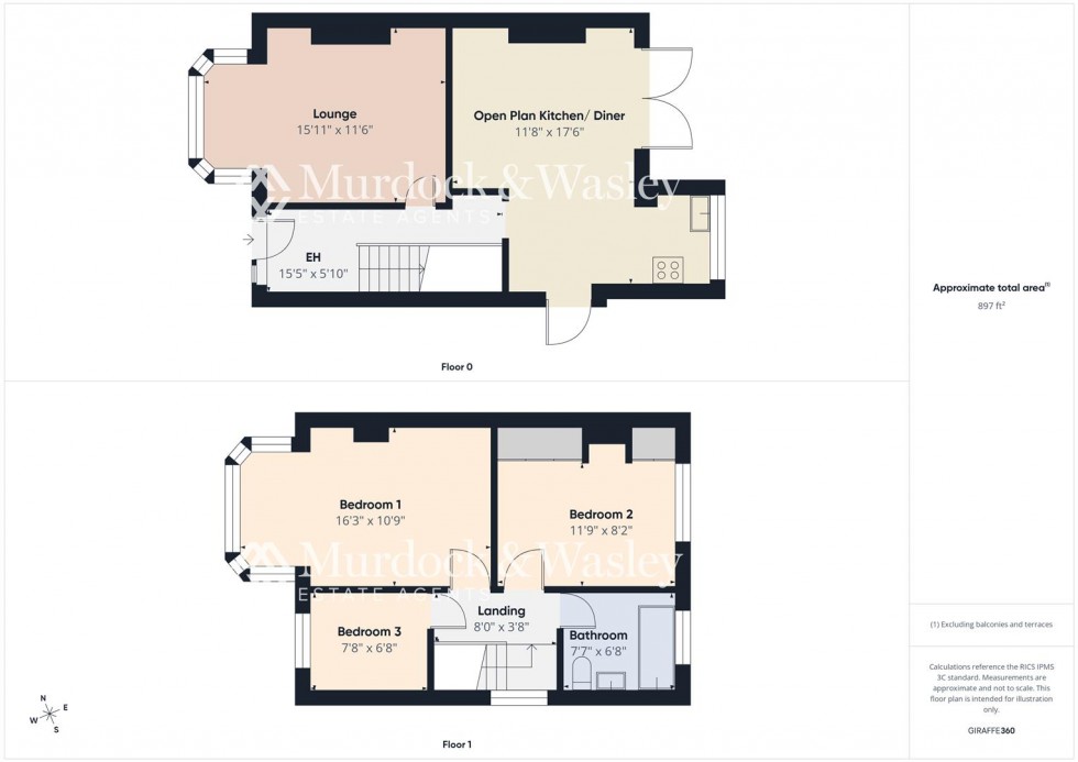Floorplan for Colin Road, Barnwood, Gloucester