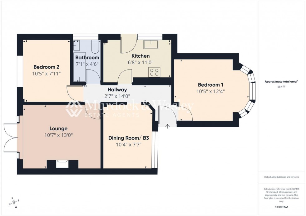 Floorplan for Horsbere Road, Hucclecote, Gloucester