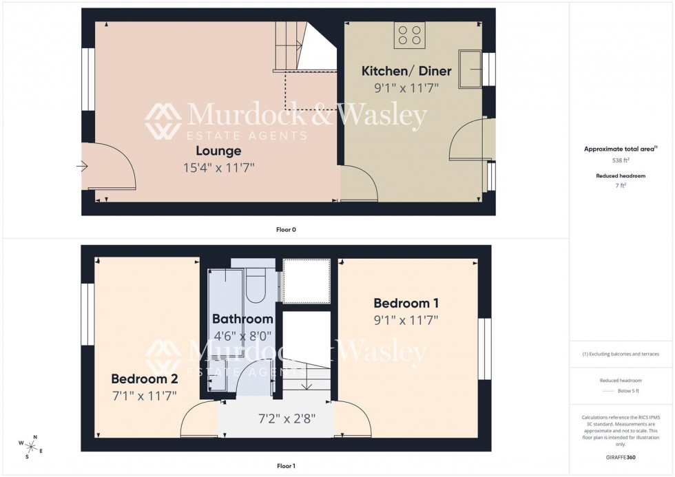 Floorplan for Kingscote Drive, Abbeymead, Gloucester