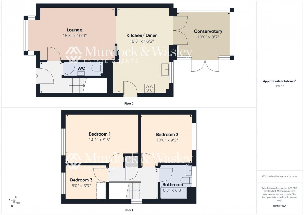 Floorplan for Thomas Moore Close, Churchdown, Gloucester
