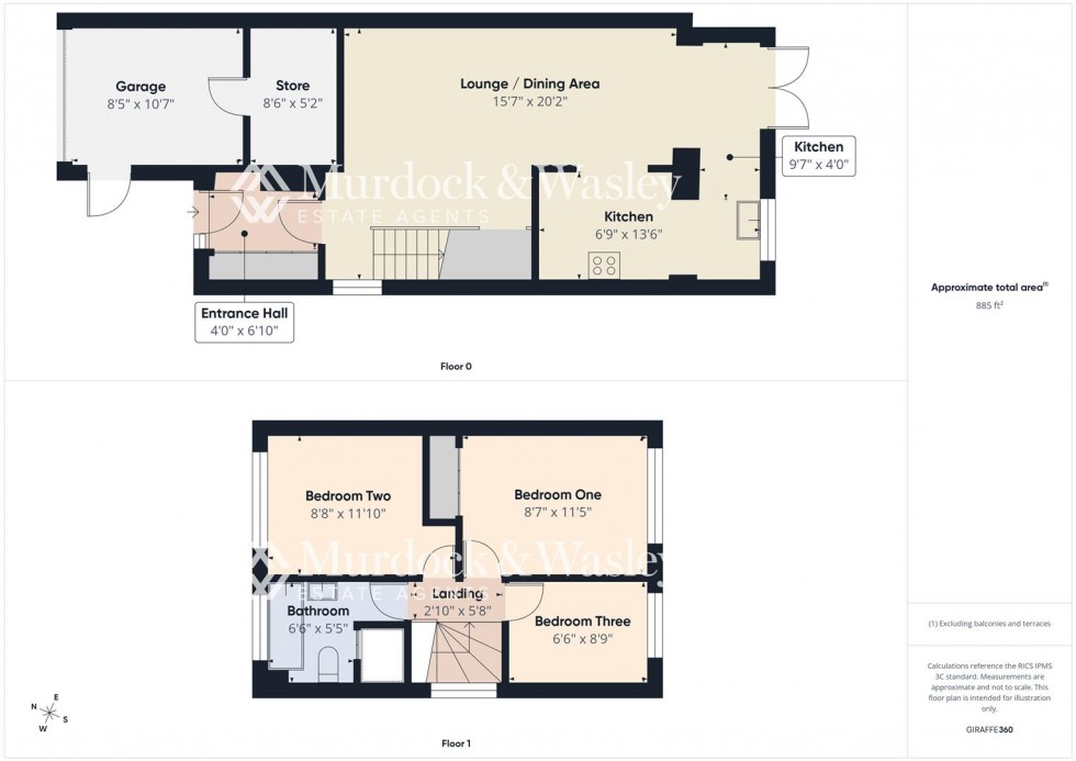 Floorplan for Jasmine Close, Abbeydale, Gloucester