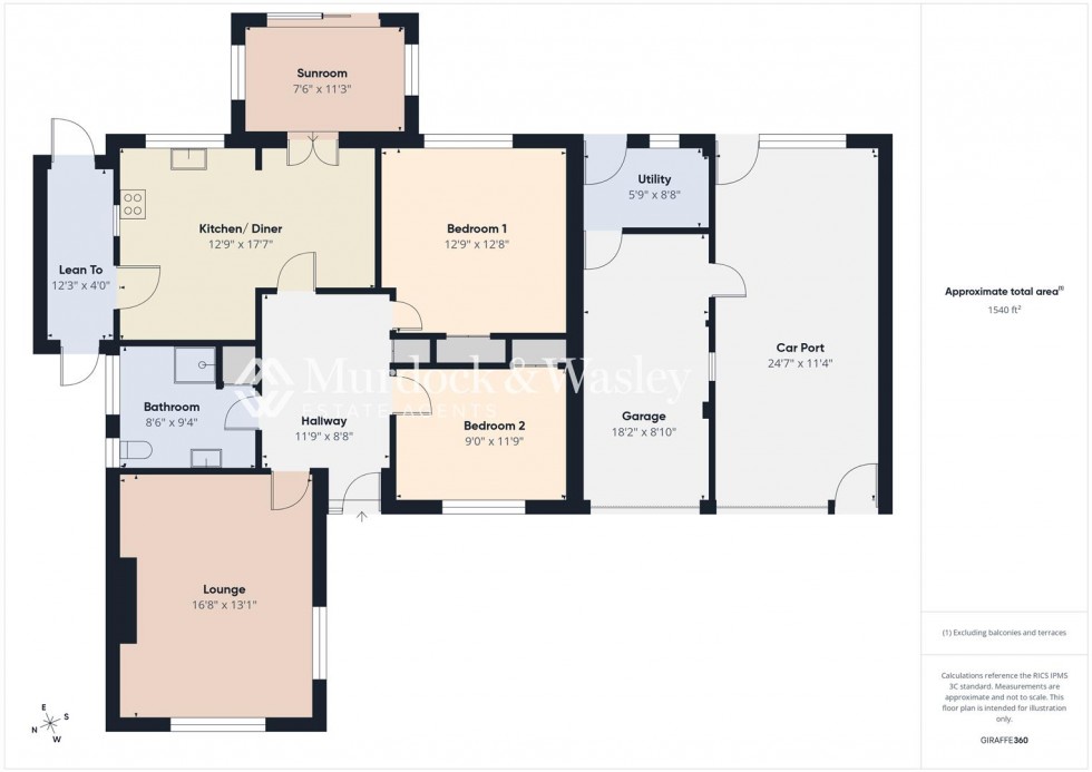 Floorplan for Teddington Gardens