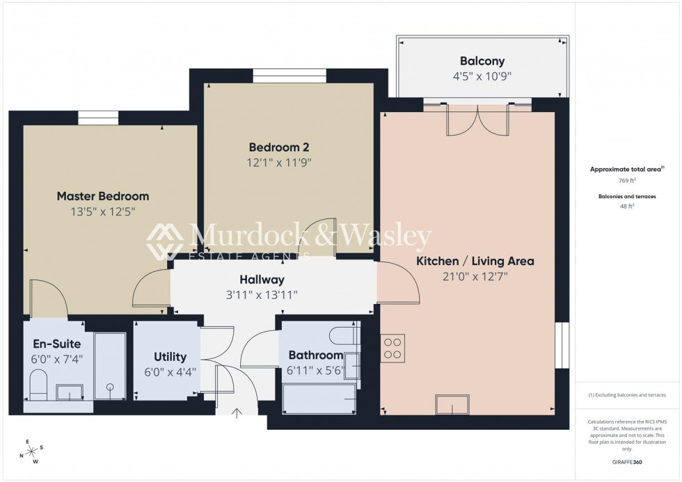 Floorplan for Harker Close, Gloucester