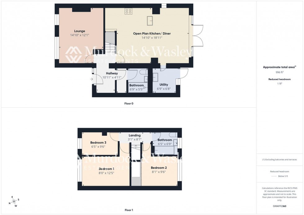 Floorplan for Saxon Close, Longlevens, Gloucester