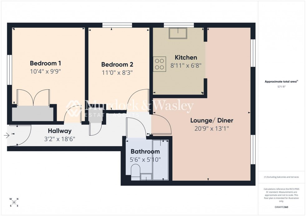 Floorplan for Hempsted, Gloucester