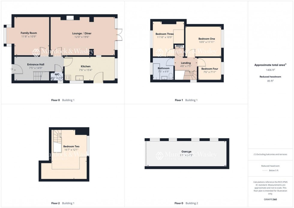 Floorplan for Kingscroft Road, Hucclecote, Gloucester