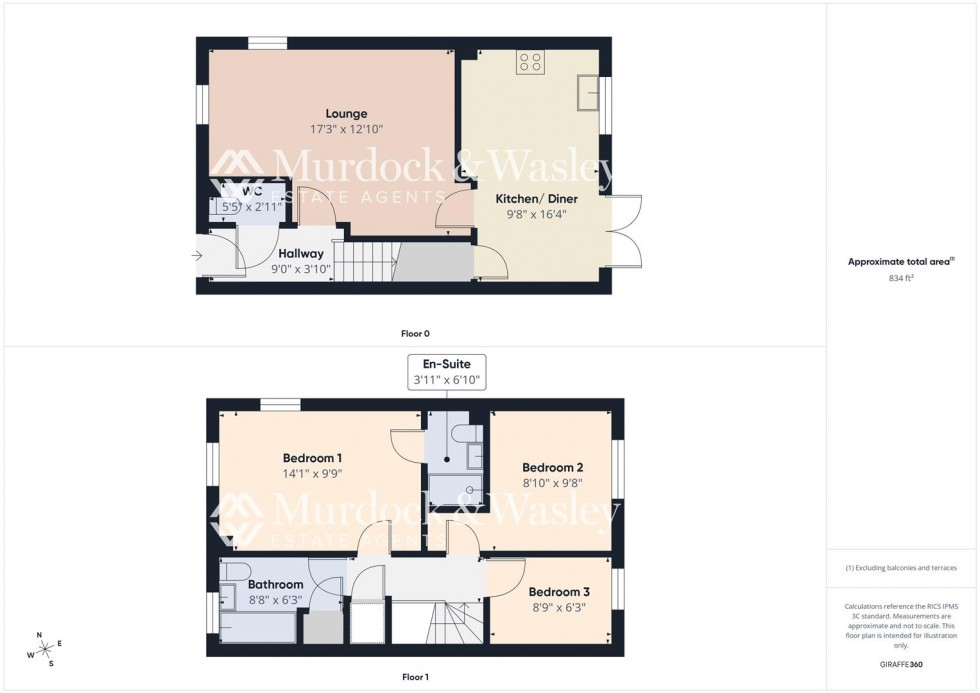 Floorplan for Chestnut Road, Brockworth, Gloucester