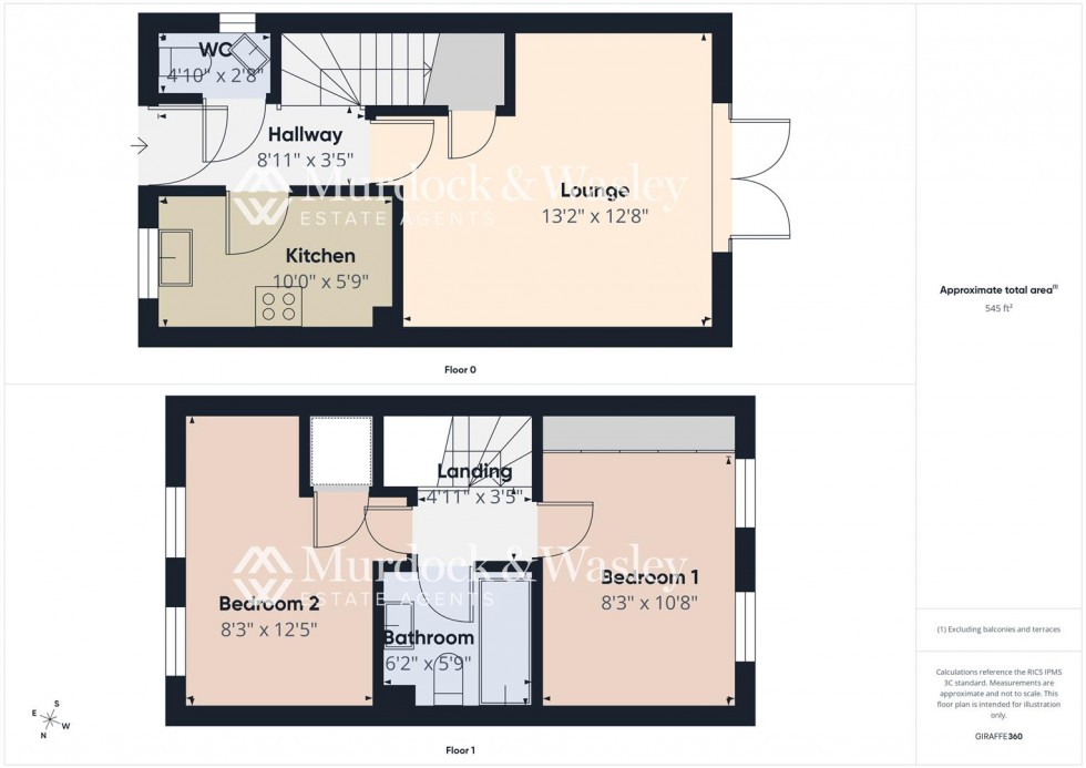 Floorplan for Nightingale Close, Hardwicke, Gloucester