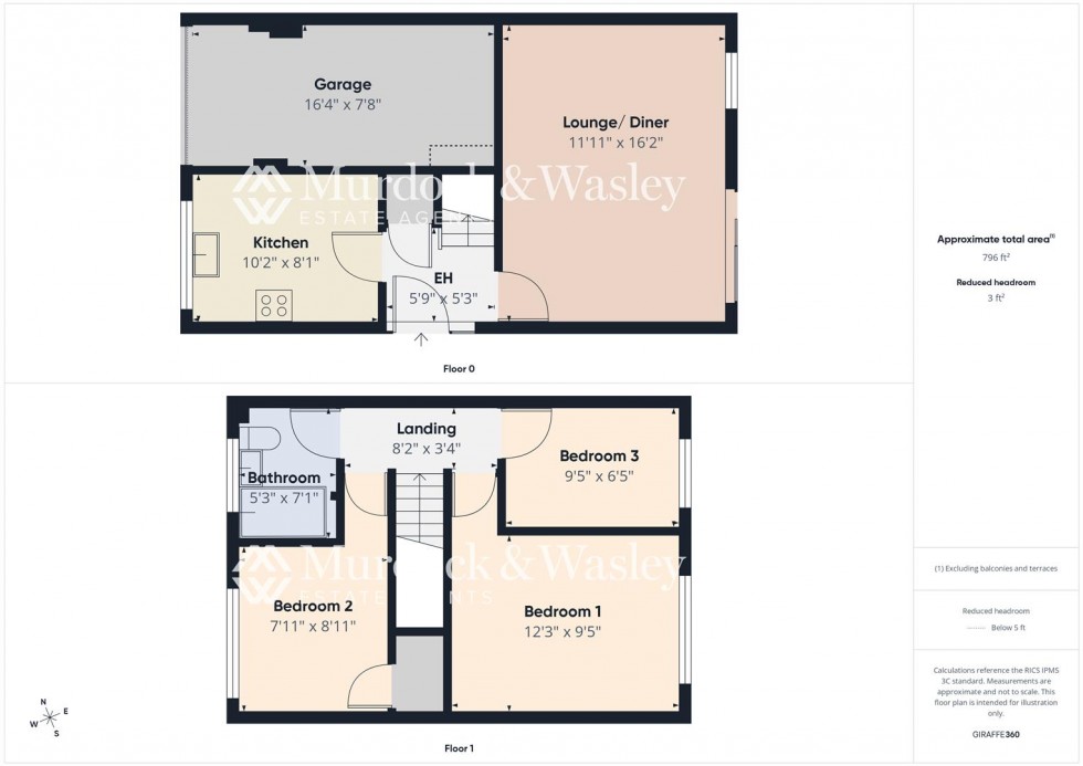 Floorplan for Wentworth Close, Longlevens, Gloucester
