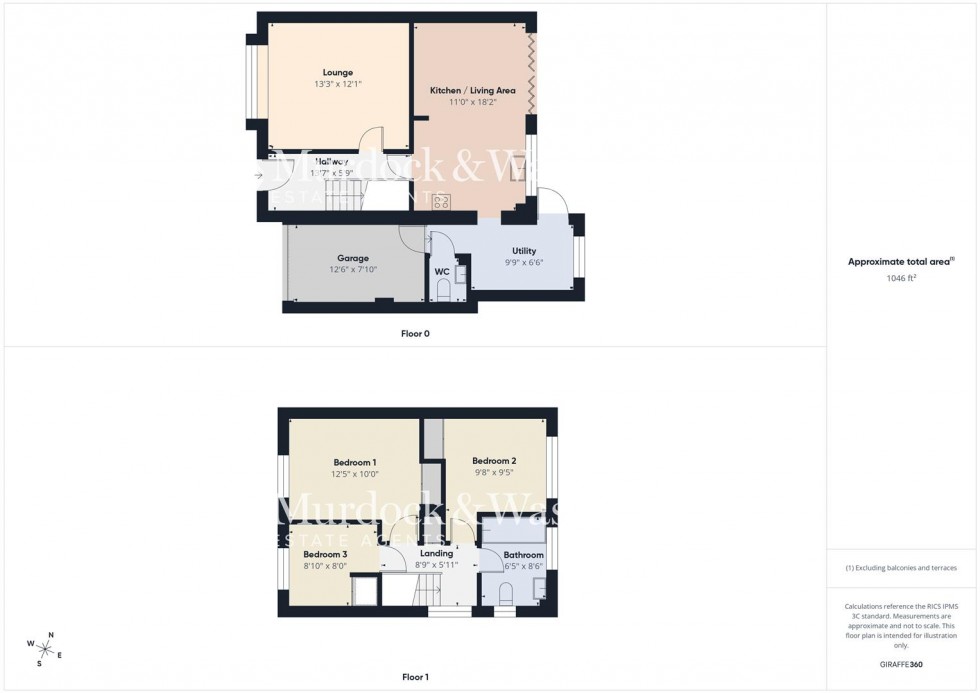 Floorplan for Thrush Close, Abbeydale, Gloucester