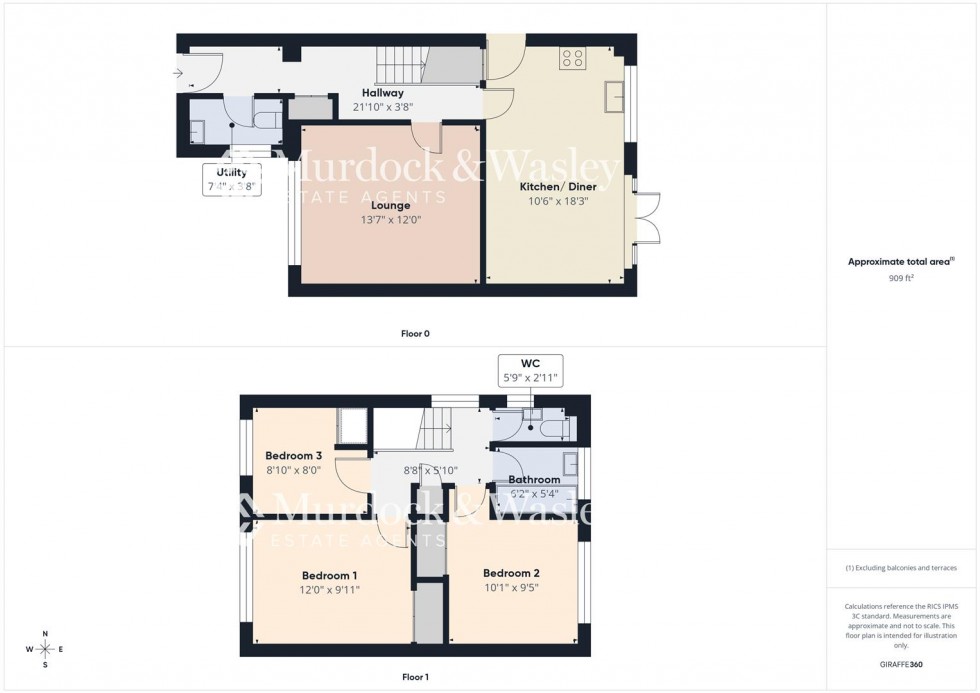 Floorplan for Eagle Way, Abbeydale, Gloucester