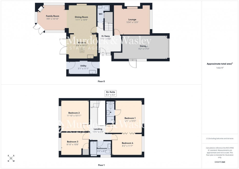 Floorplan for Clover Drive, Hardwicke, Gloucester