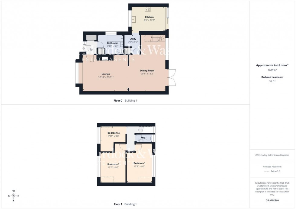 Floorplan for Althorp Close, Tuffley, Gloucester