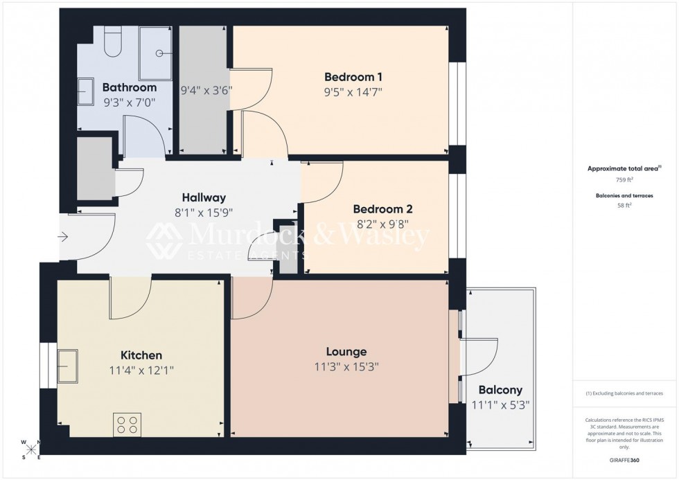 Floorplan for St Oswalds Village, Gavel Way, Gloucester