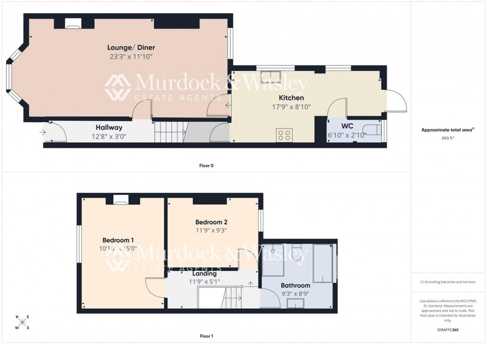 Floorplan for Seymour Road, Linden, Gloucester