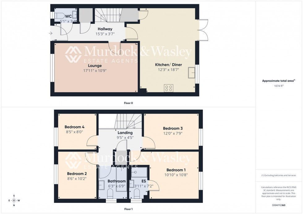 Floorplan for Spinners Road, Brockworth, Gloucester