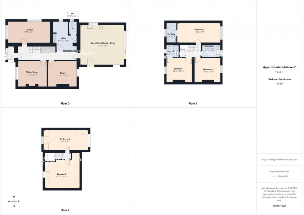 Floorplan for Brookfield Lane, Churchdown, Gloucester