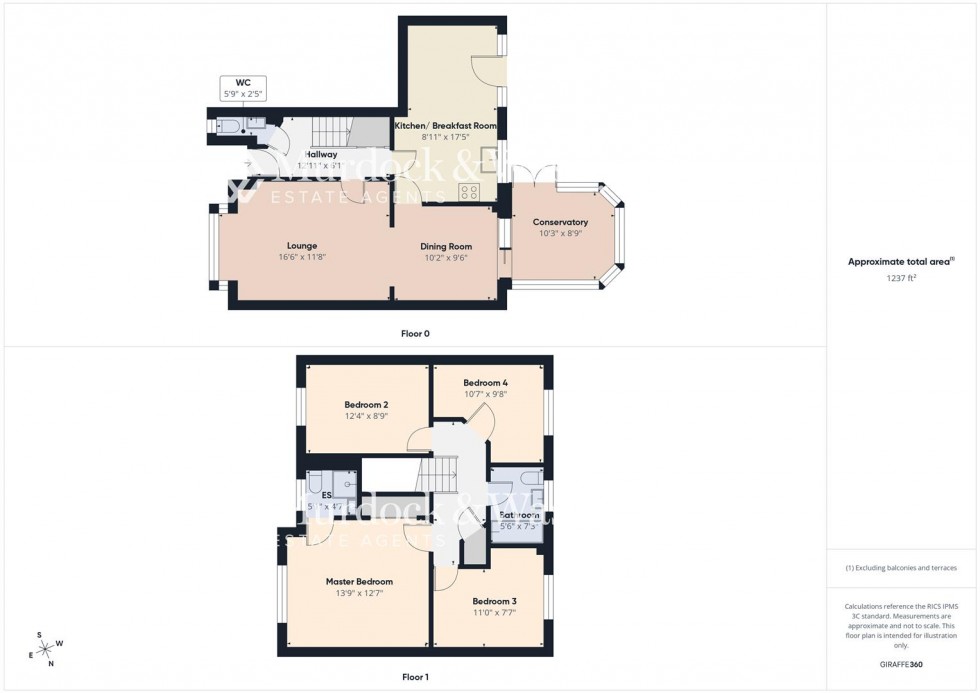 Floorplan for The Oaks, Abbeymead, Gloucester