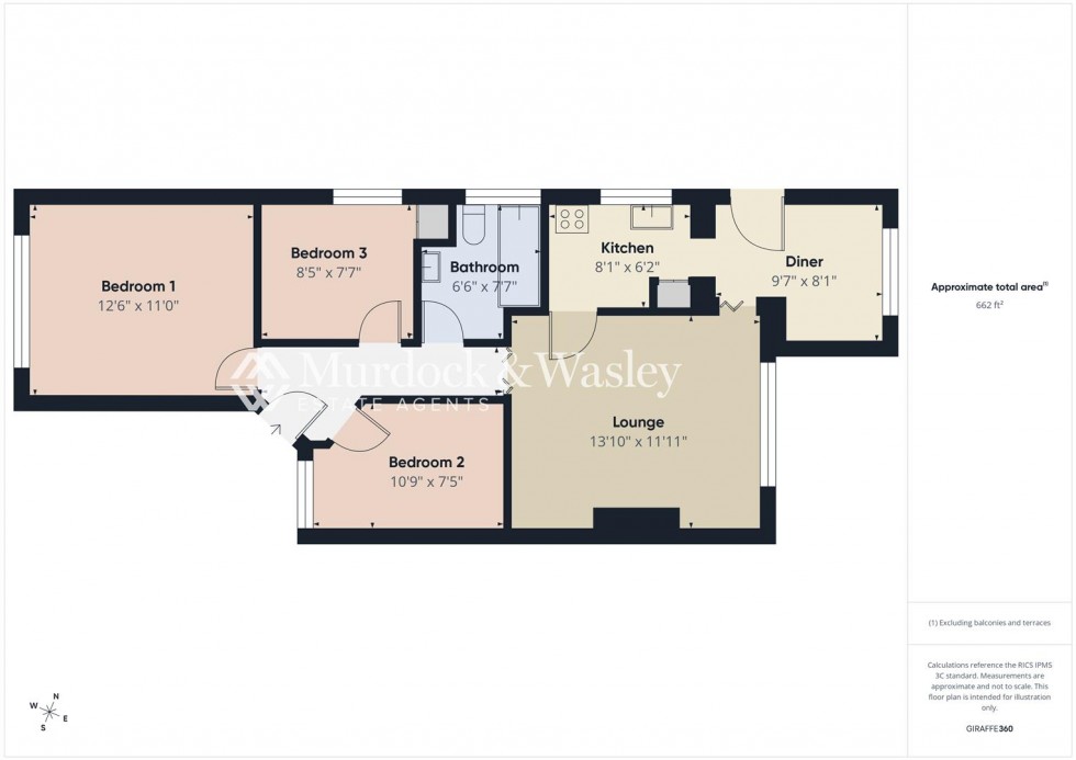 Floorplan for Zoons Road, Hucclecote, Gloucester