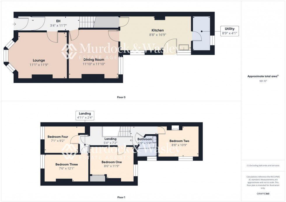Floorplan for Church Road, Longlevens, Gloucester
