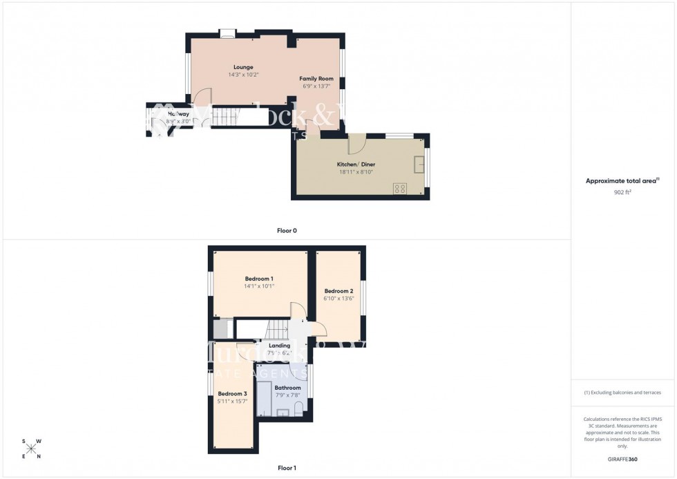 Floorplan for Innsworth Lane, Longlevens, Gloucester