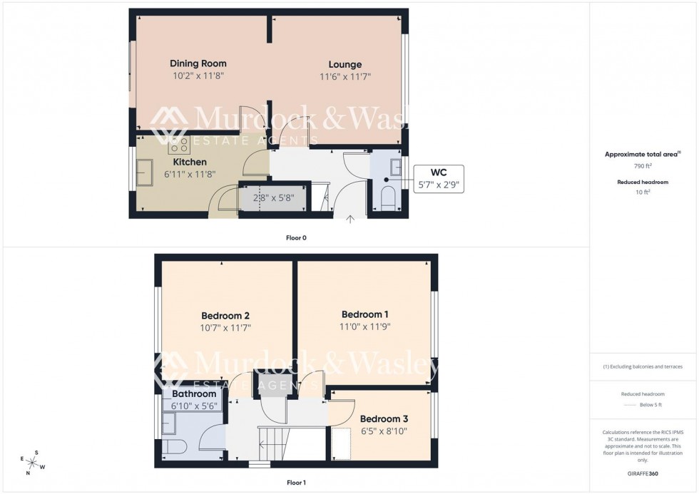 Floorplan for Kinmoor, Abbeydale, Gloucester