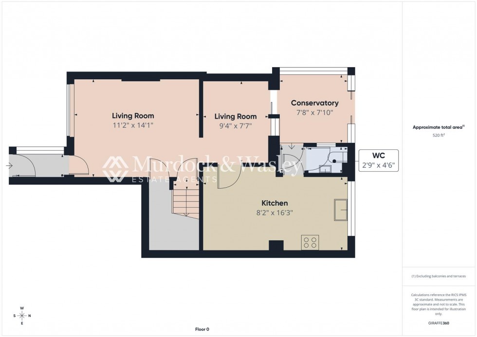 Floorplan for Tern Close, Abbeydale, Gloucester