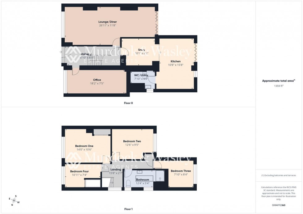 Floorplan for Bodiam Avenue, Tuffley, Gloucester