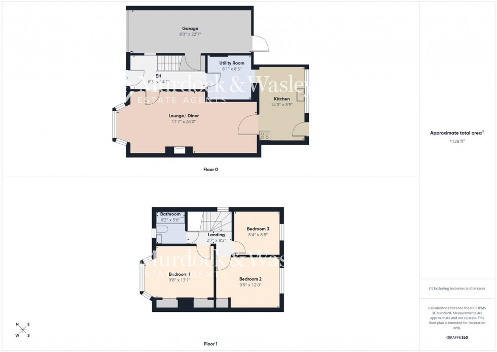 Floorplan for Hempsted Lane, Hempsted, Gloucester