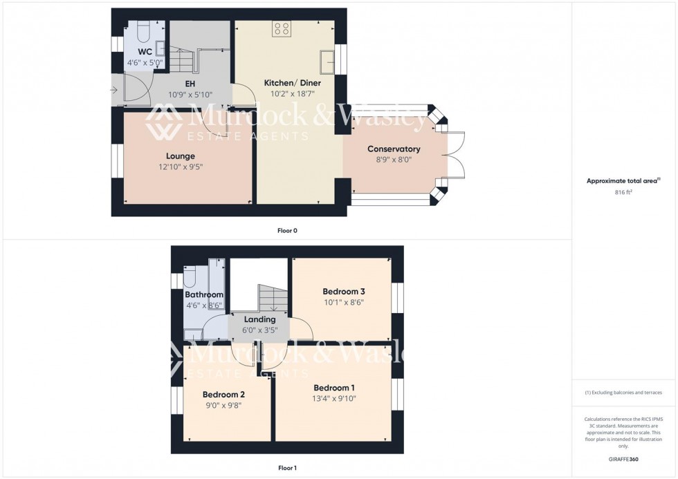 Floorplan for Stanbridge Way, Quedgeley, Gloucester