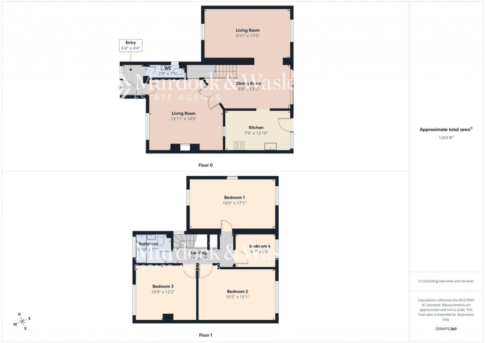 Floorplan for Hillside, Larkham Close, Gloucester