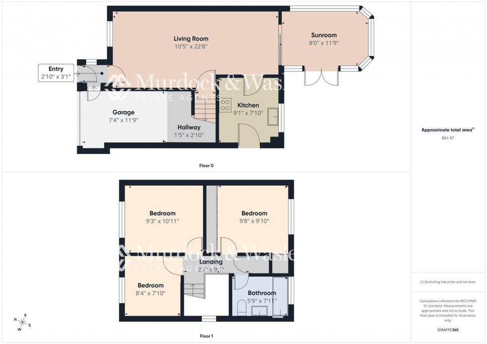Floorplan for Abbeymead, Gloucester