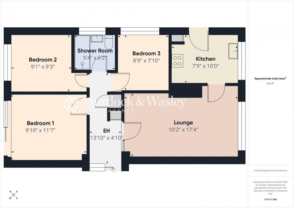 Floorplan for Chatsworth Avenue, Tuffley, Gloucester
