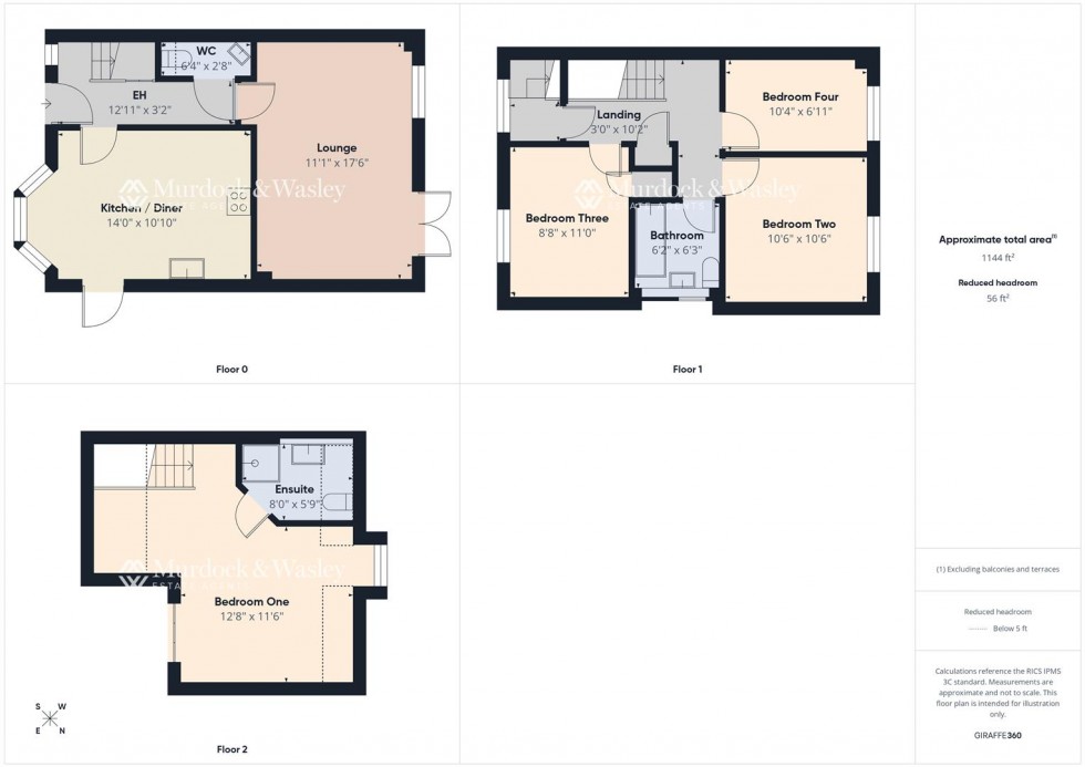Floorplan for Hampton Court, Gloucester