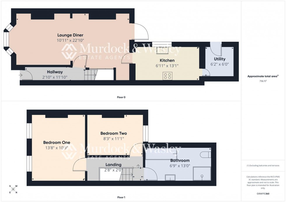 Floorplan for Bristol Road, Linden, Gloucester