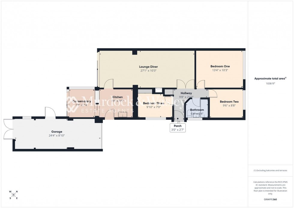 Floorplan for Gilpin Avenue, Hucclecote, Gloucester