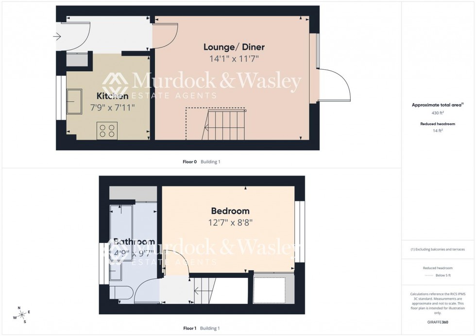 Floorplan for Hembury Close, Hardwicke, Gloucester
